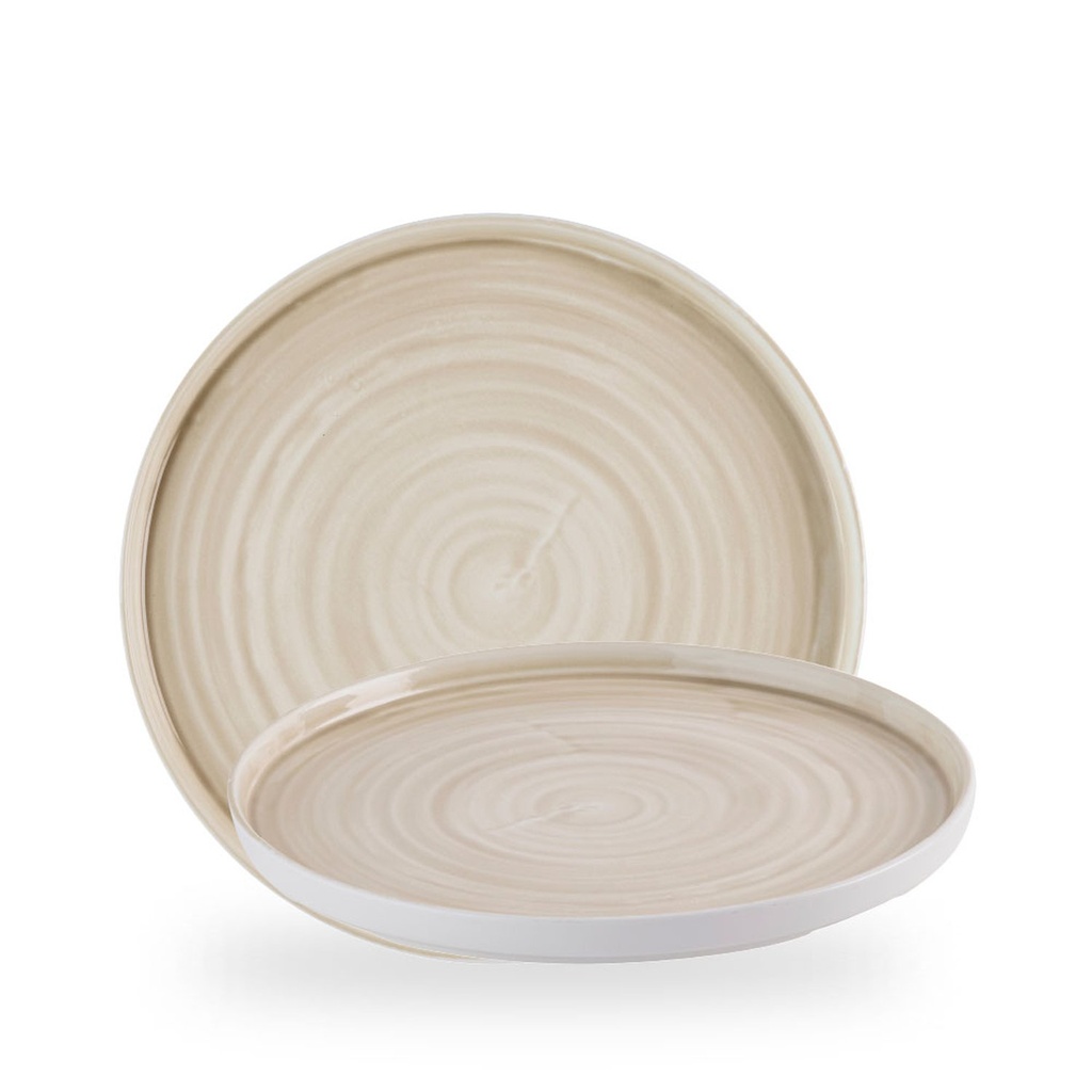 Bord plat 27.5cm Stonecast Canvas Natural Churchill