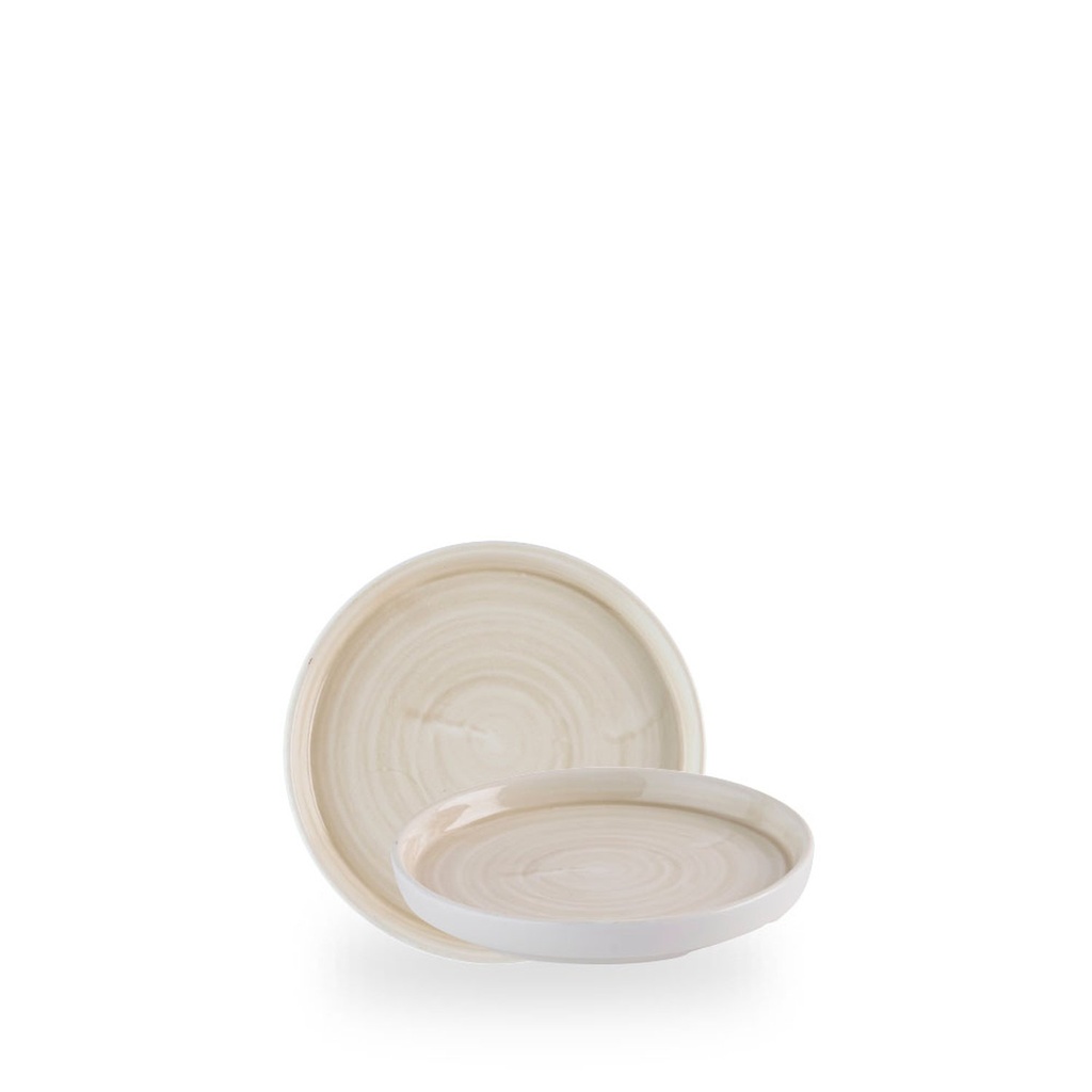 Bord plat 15.7cm Stonecast Canvas Natural Churchill