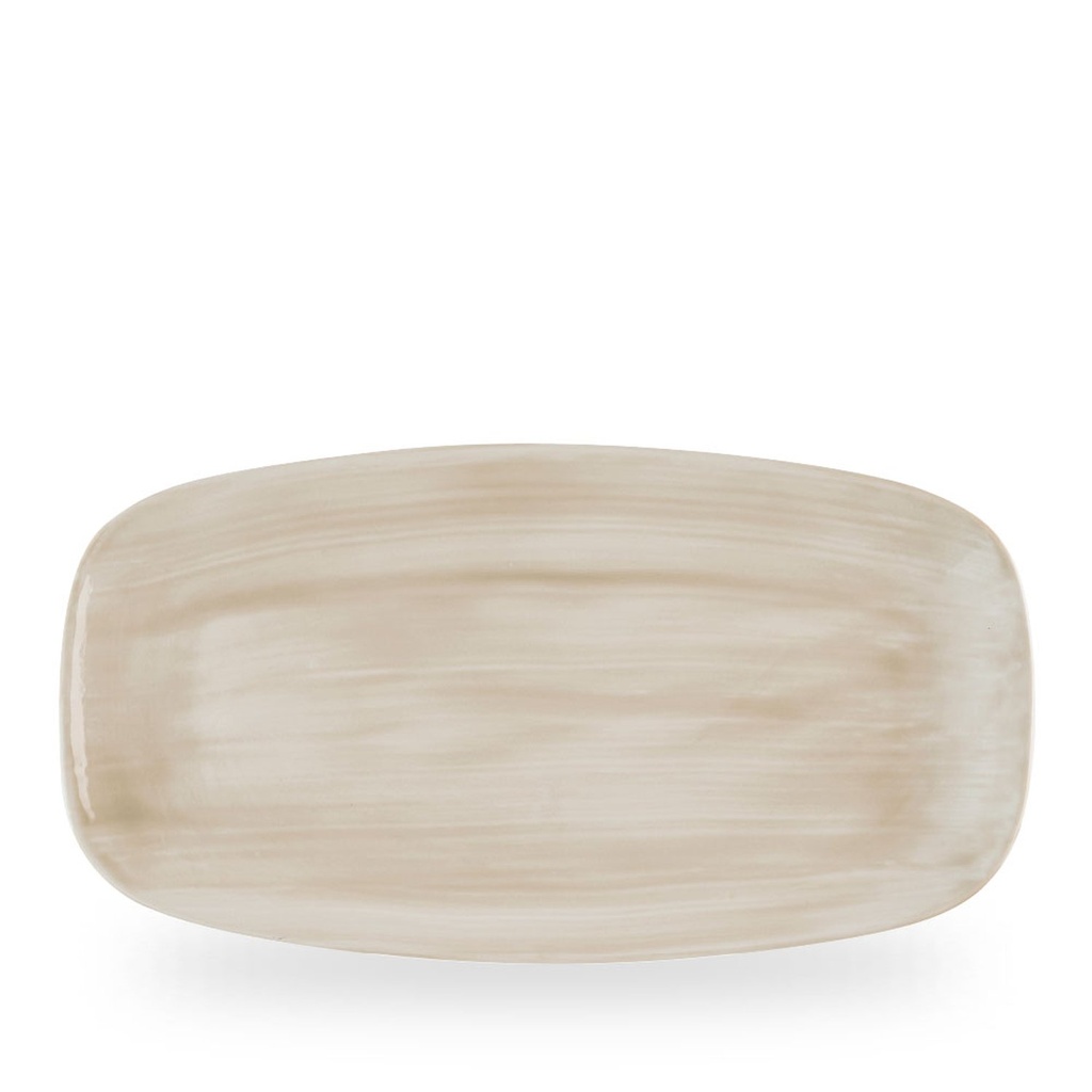 Schaal rechthoek 35.5cm x 18.9cm Stonecast Canvas Natural Churchill