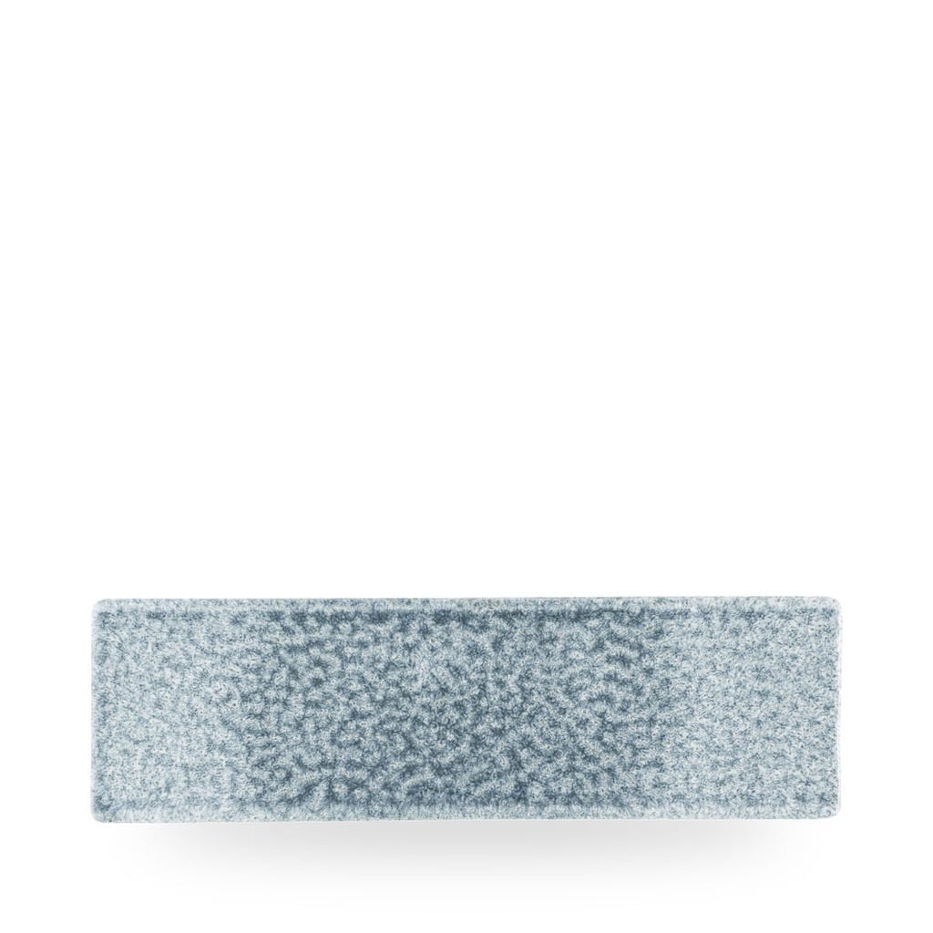 Schaal rechthoek 32.3cm x 10.5cm Studio Prints Raku Topaz Blue Churchill