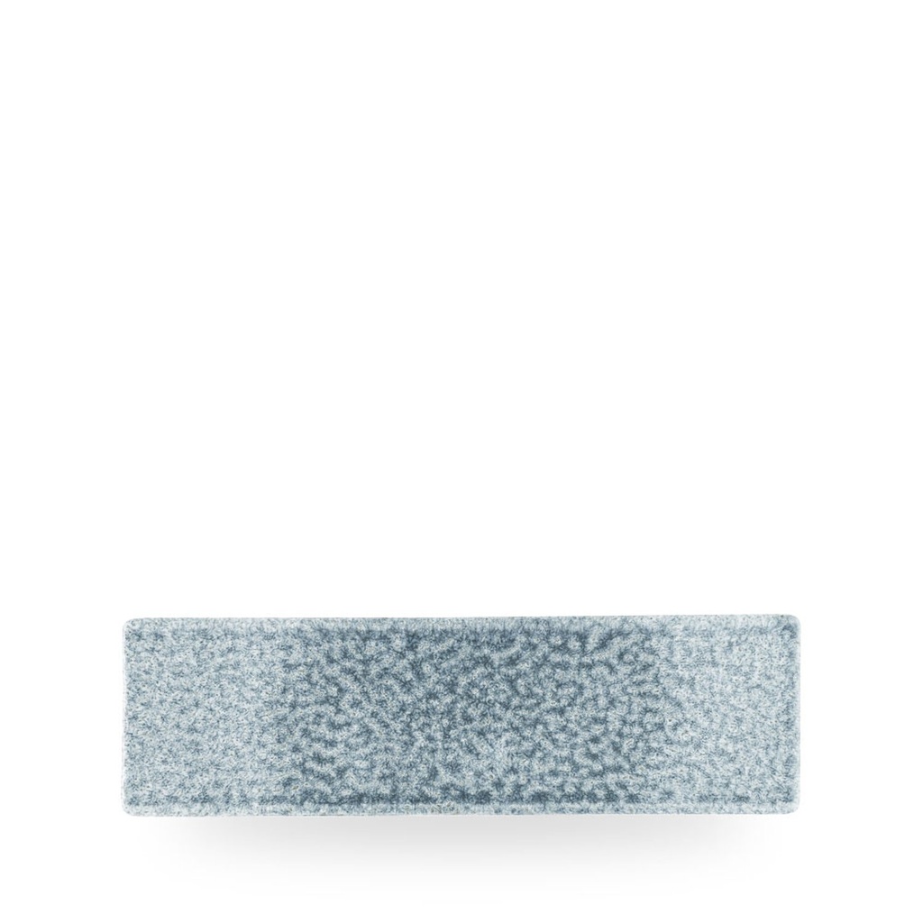 Schaal rechthoek 29.5cm x 8.8cm Studio Prints Raku Topaz Blue Churchill