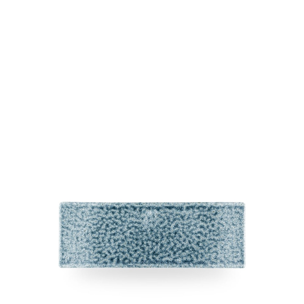 Schaal rechthoek 24.7cm x 8.8cm Studio Prints Raku Topaz Blue Churchill
