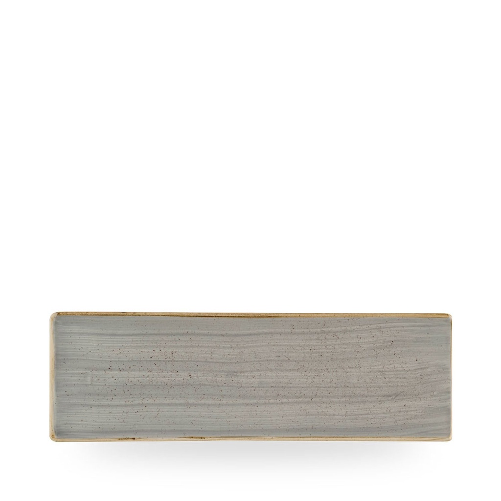 Schaal rechthoek 32.3cm x 10.5cm Stonecast grey Churchill