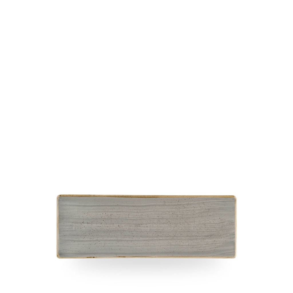 Schaal rechthoek 24.7cm x 8.8cm Stonecast Grey Churchill