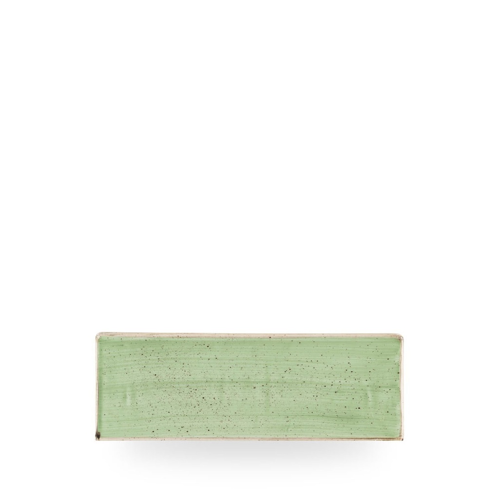 Schaal rechthoek 24.7cm x 8.8cm Stonecast Sage Green Churchill