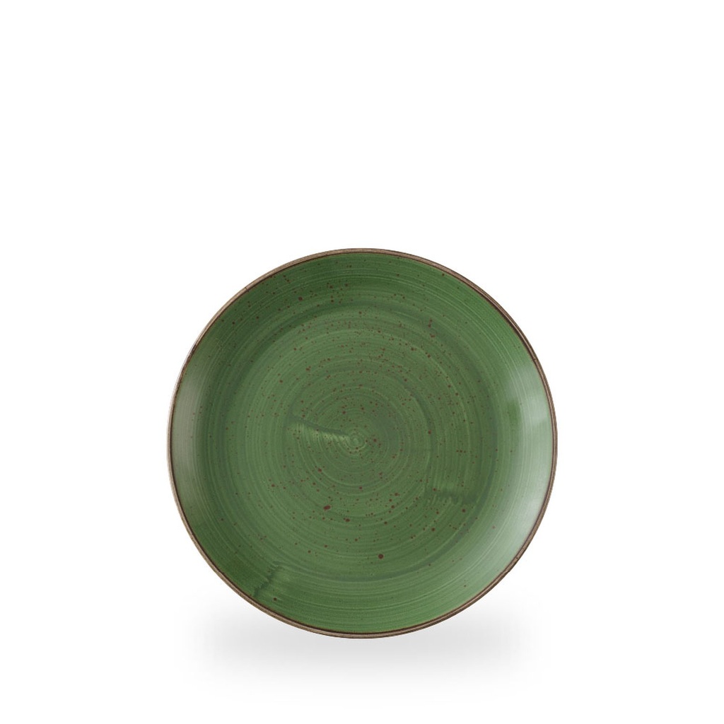 Bord coupe 21.7cm Stonecast Sorrel Green Churchill