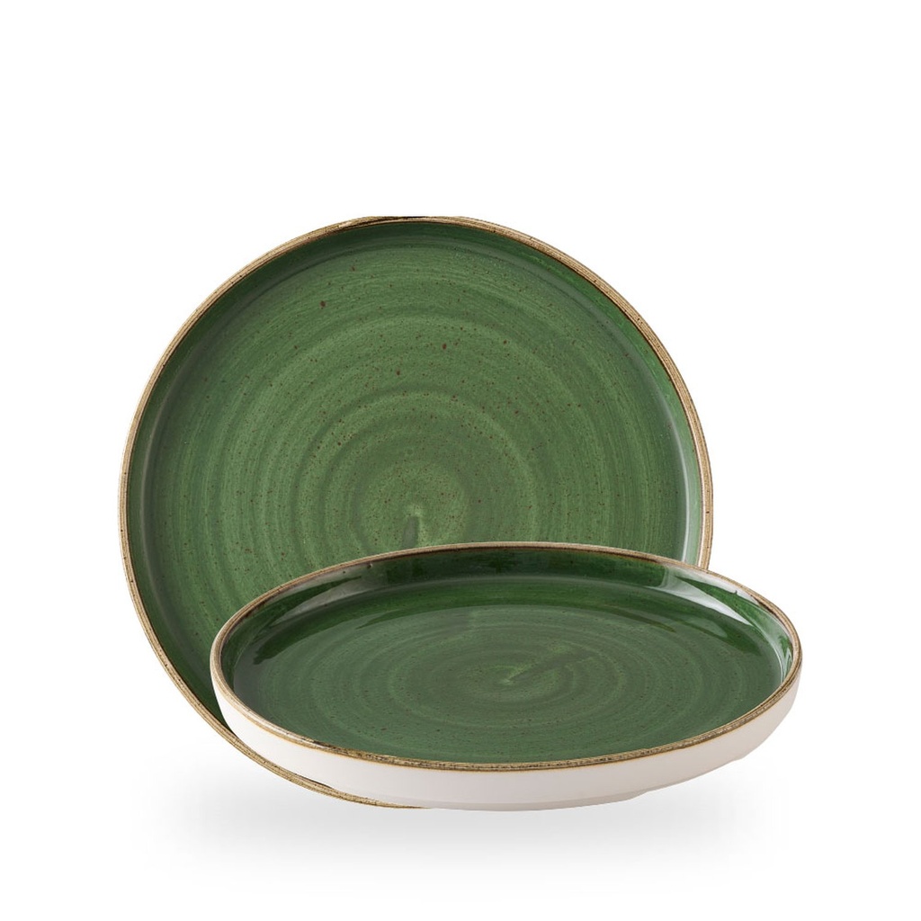 Bord plat 26.0cm h 2.0cm Stonecast sorrel green Churchill