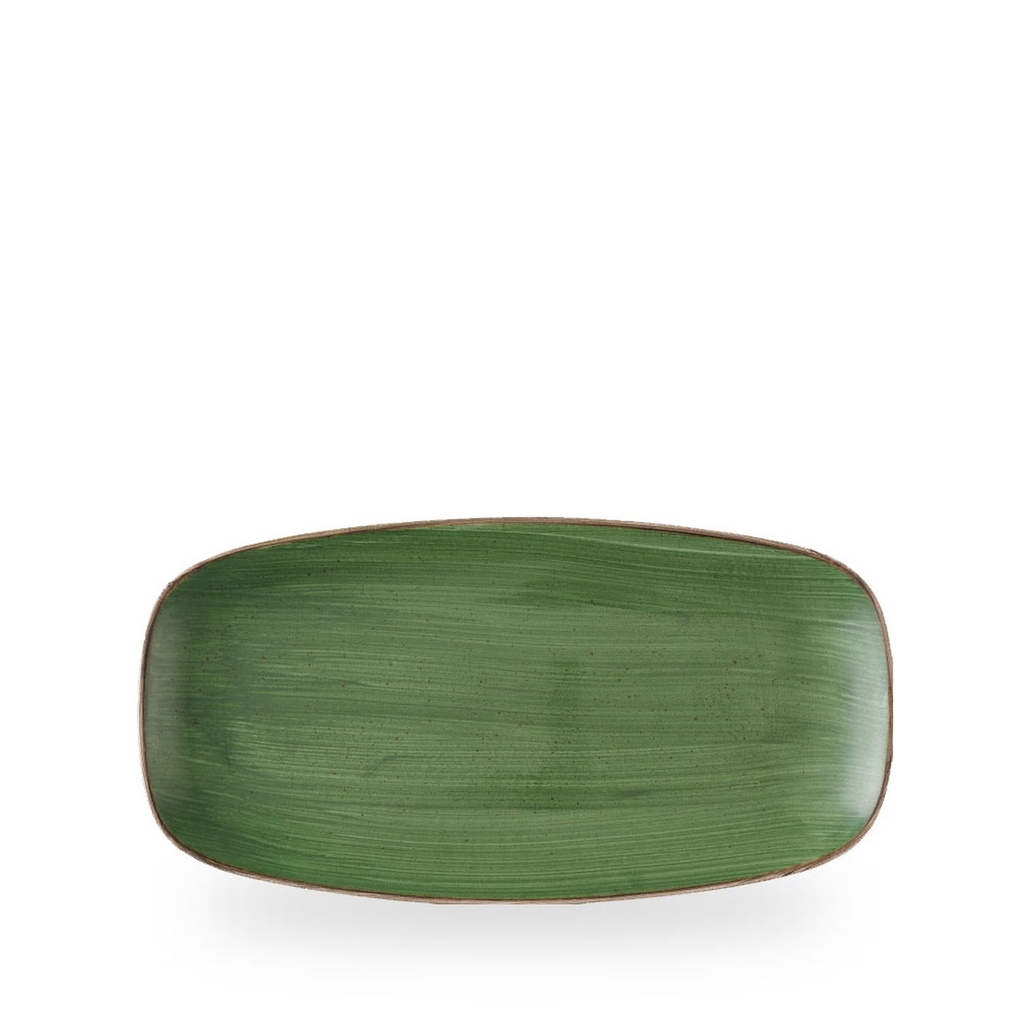 Schaal rechthoek 29.8cm x 15.3cm Stonecast Sorrel Green Churchill