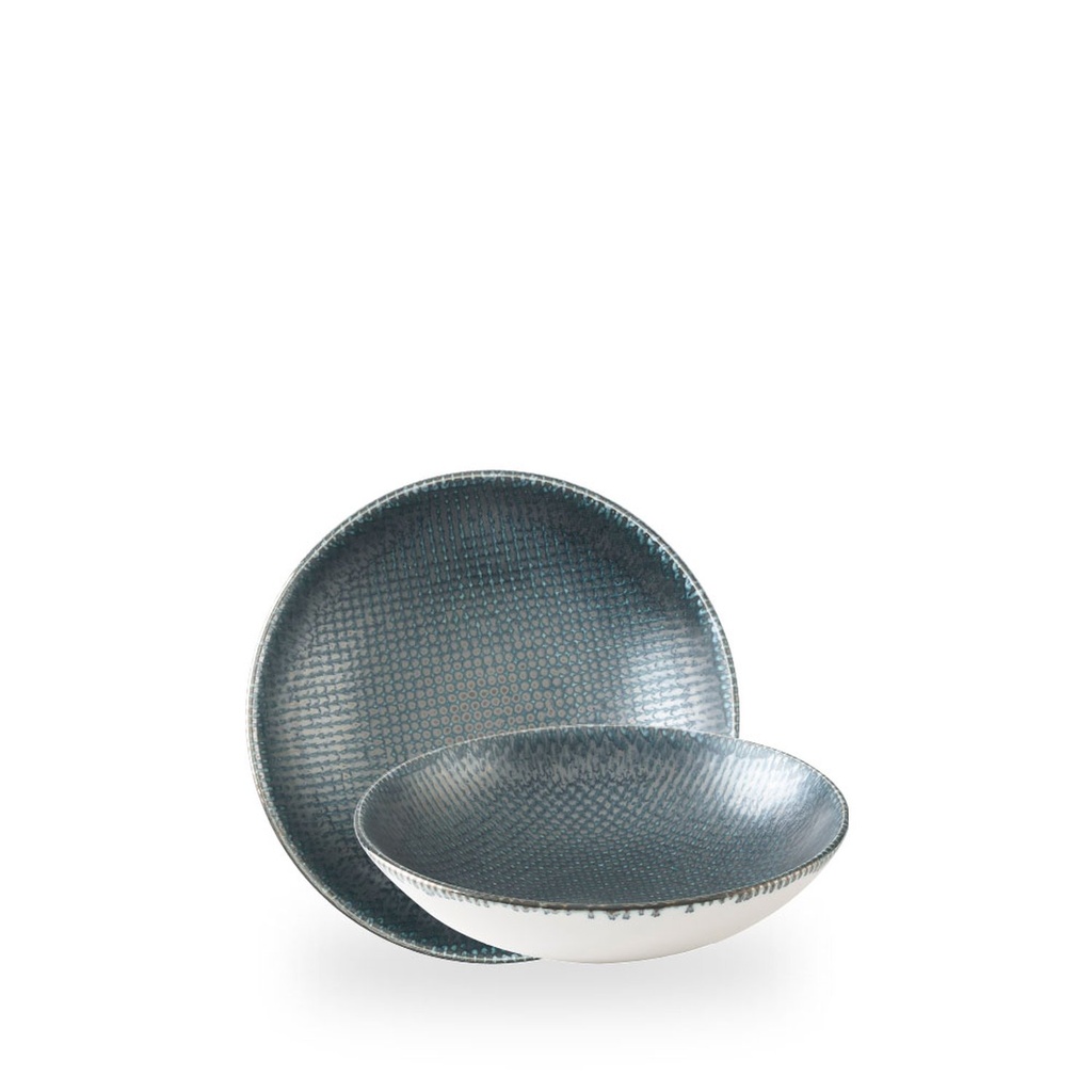 Bord coupe diep 18.2cm 42.6cl Studio Prints Astro Astro Metallic Blue Churchill