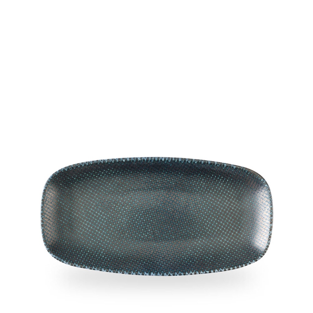 Schaal rechthoek 29.8cm x 15.3cm Studio Prints Astro Astro Metallic Blue Churchill