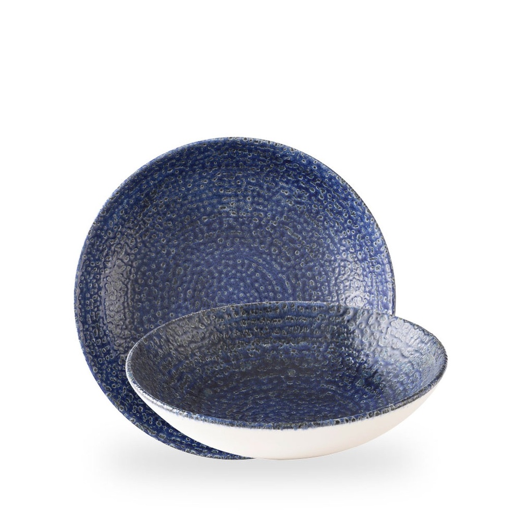 Bord coupe diep 24.8cm 113.6cl Homespun chroma twilight Churchill