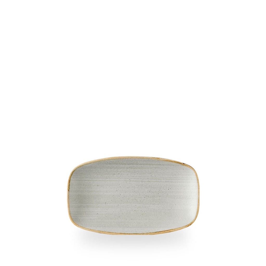 Schaal rechthoek 20.0cm x 12.1cm Stonecast Raw Grey Churchill