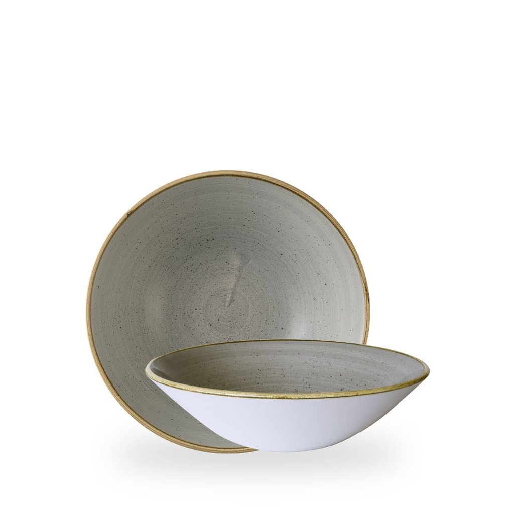 Kom 22.2cm h 6.5cm 110.0cl Stonecast grey Churchill