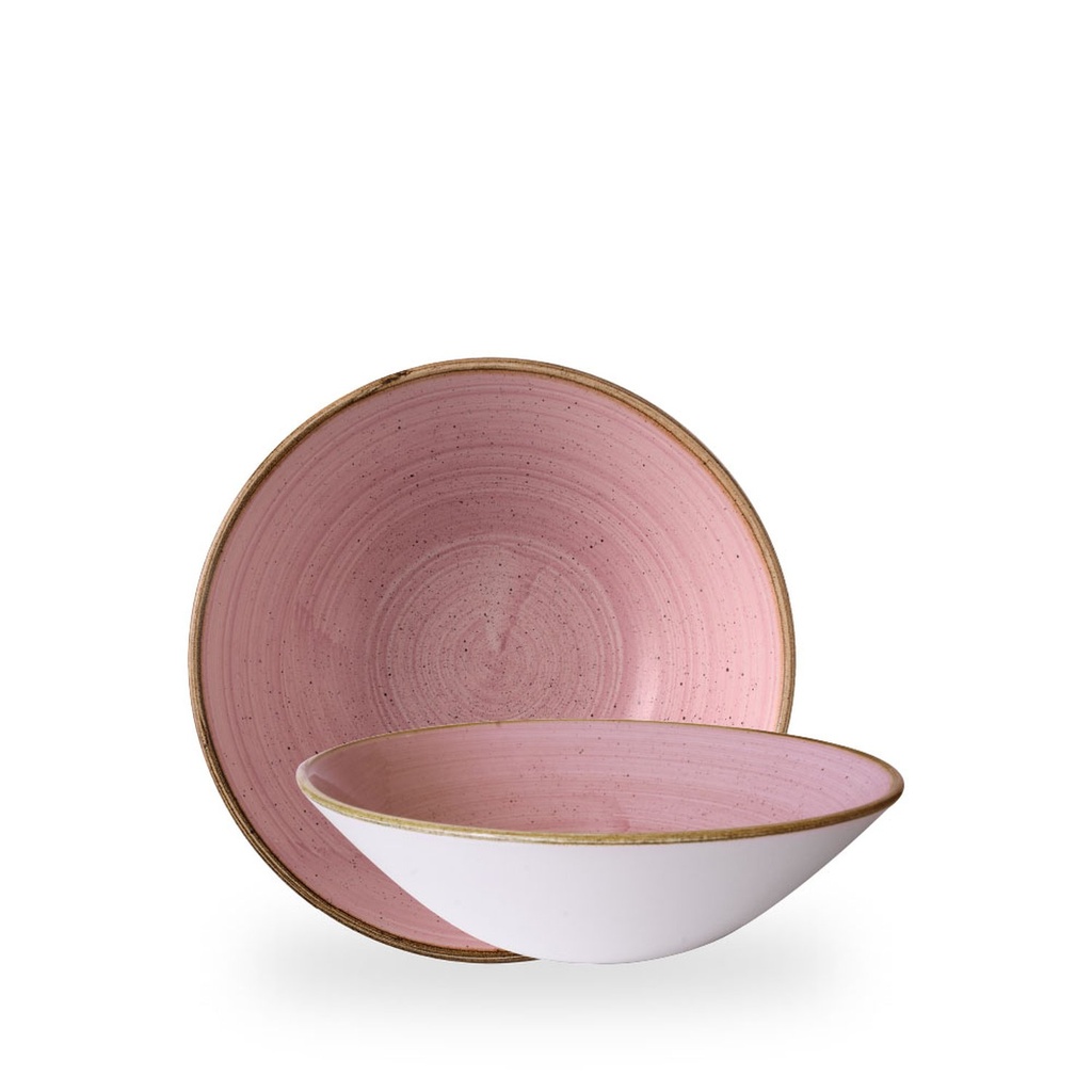 Kom 22.2cm h 6.5cm 110.0cl Stonecast Petal Pink Churchill