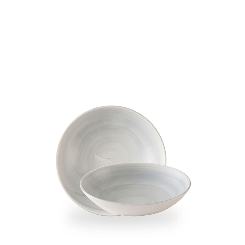 Bord coupe diep 18.2cm 42.6cl Stonecast Canvas Grey Churchill