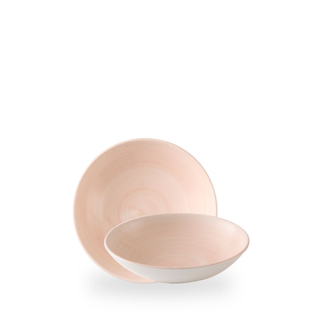 Kom 18.2cm 42.6cl Stonecast canvas coral Churchill