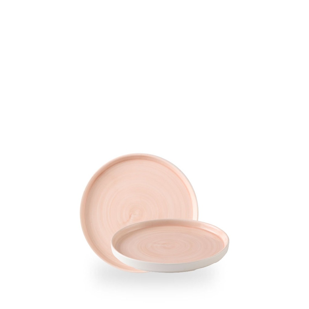 Bord plat 15.7cm Stonecast canvas coral Churchill