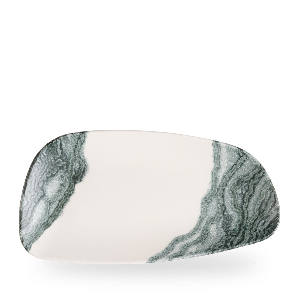 Bord plat 35.0cm x 18.5cm Inked Tide Black Churchill