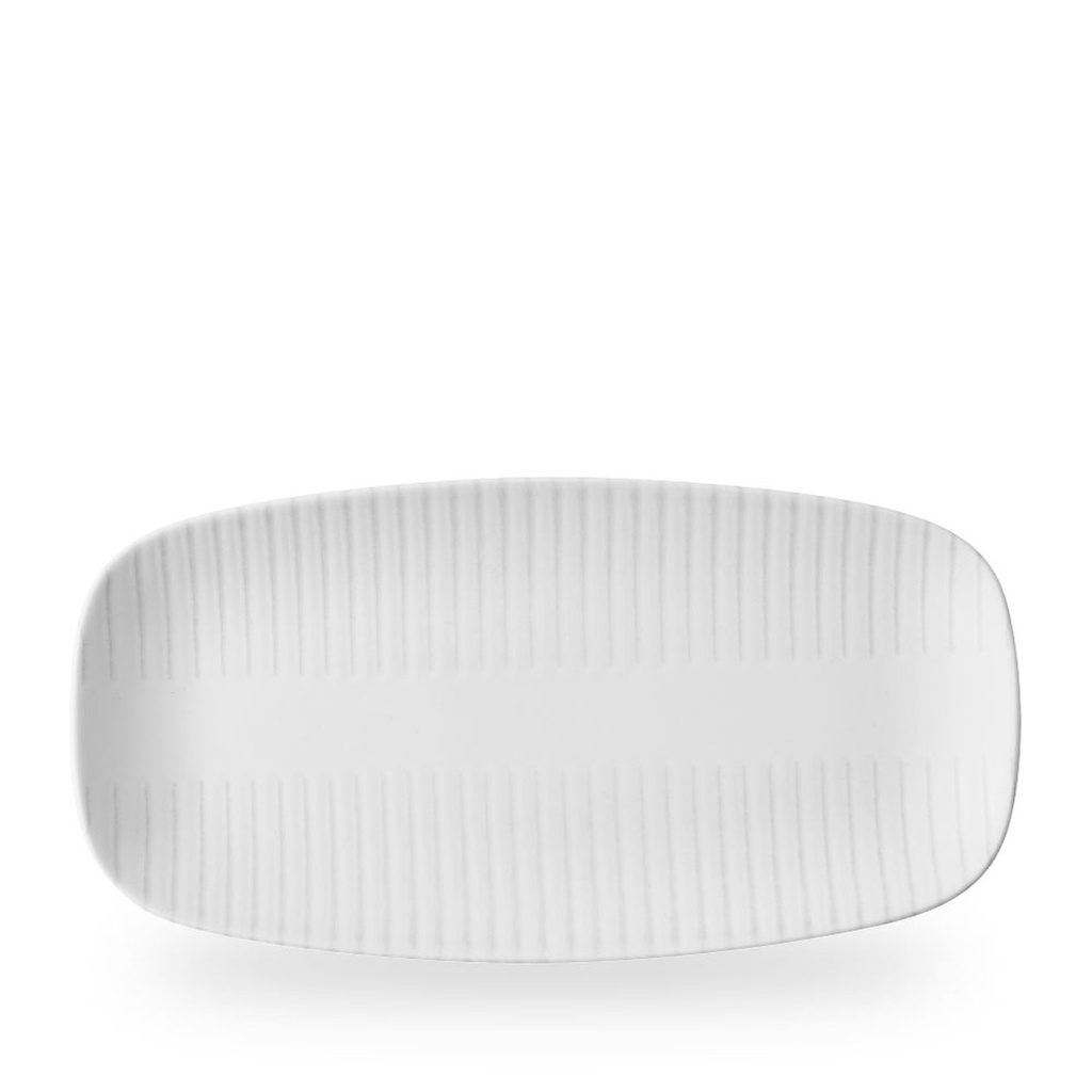 Schaal rechthoek 35.5cm x 18.9cm Inked Era Grey Churchill