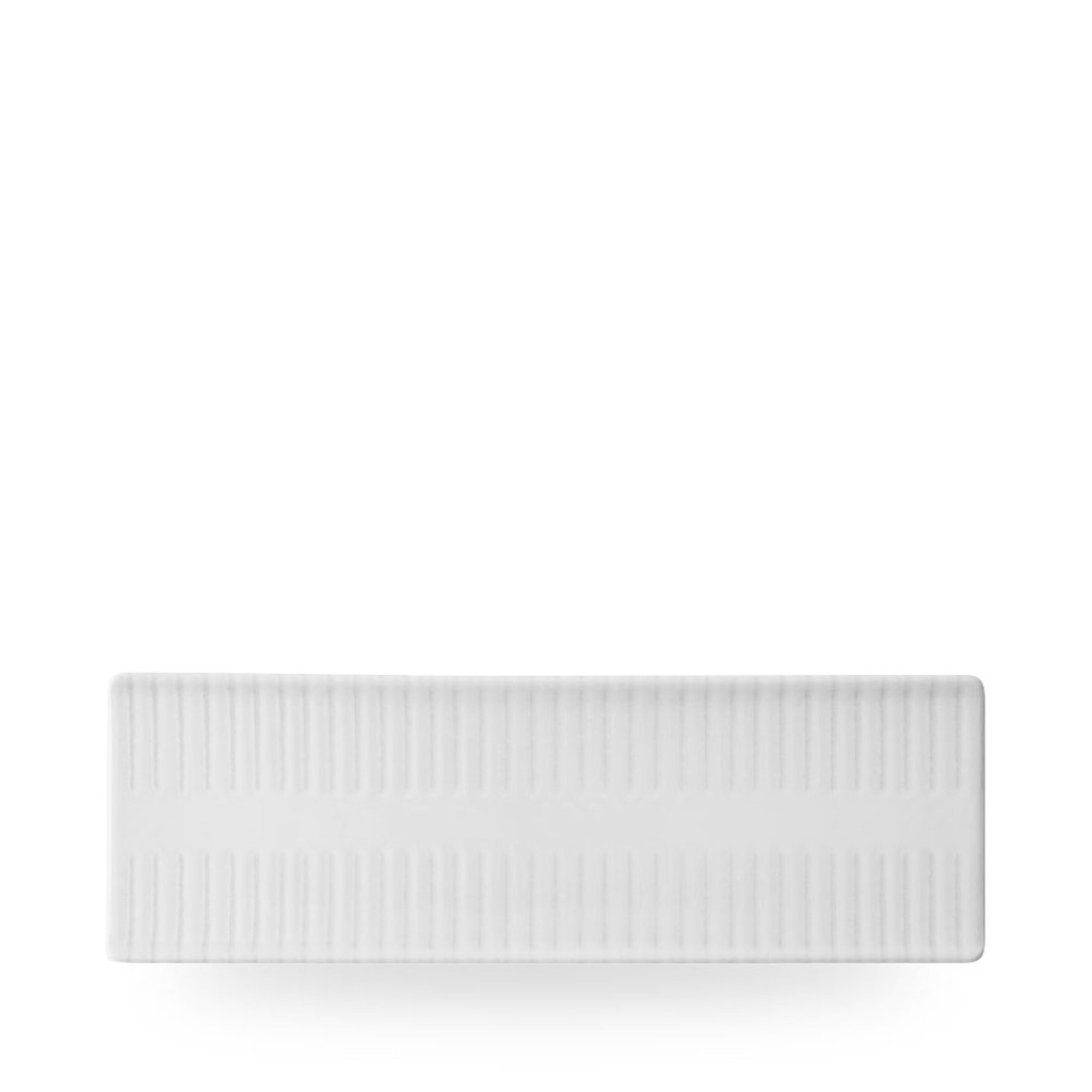 Schaal rechthoek 32.3cm x 10.5cm Inked Era Grey Churchill