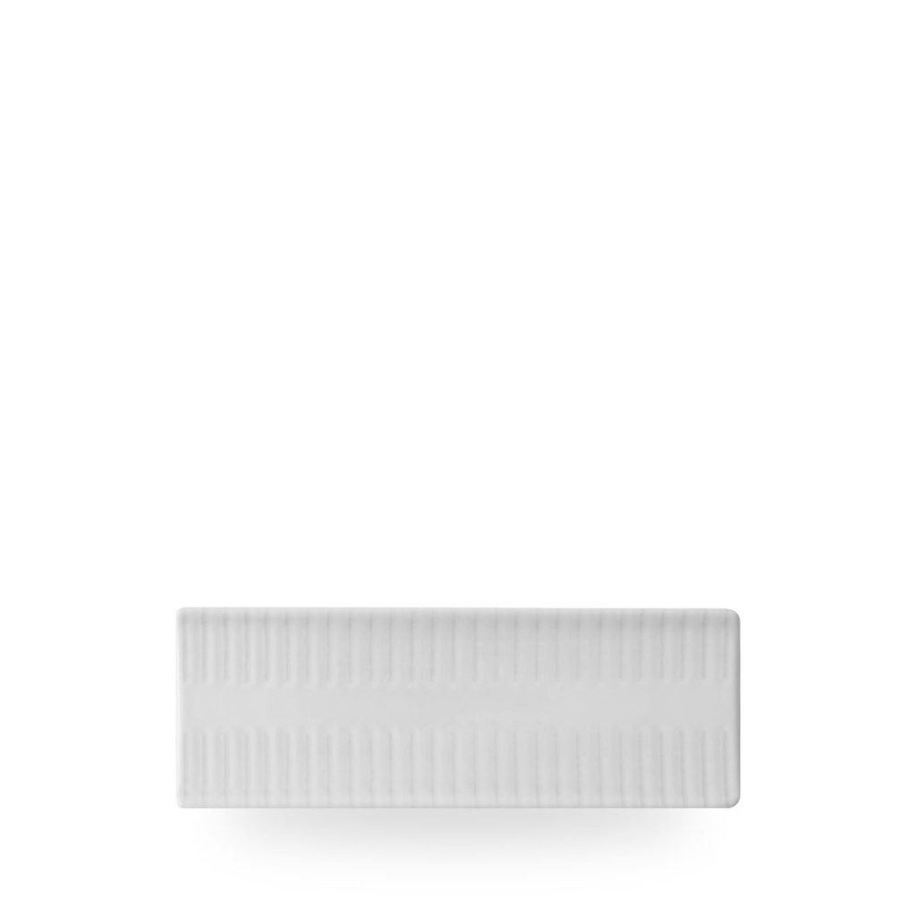 Schaal rechthoek 24.7cm x 8.8cm Inked Era grey Churchill
