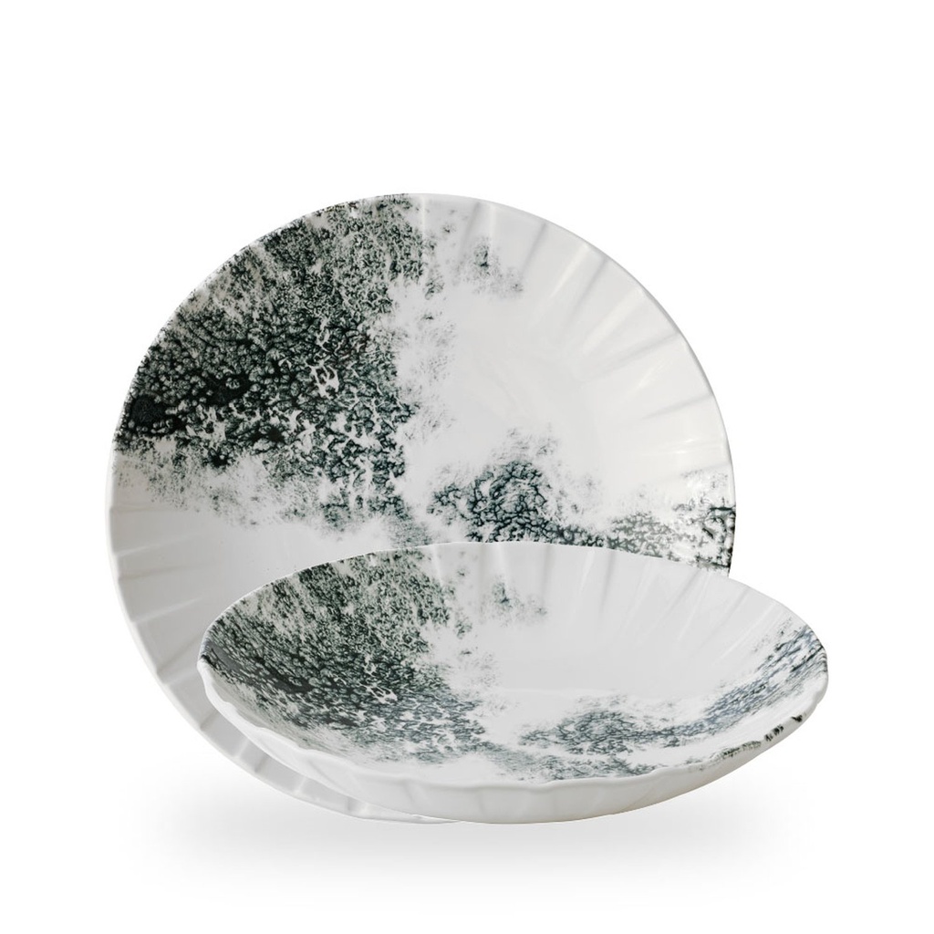 Bord coupe diep 27.1cm 118.0cl Alchemy abstract smoke black Churchill