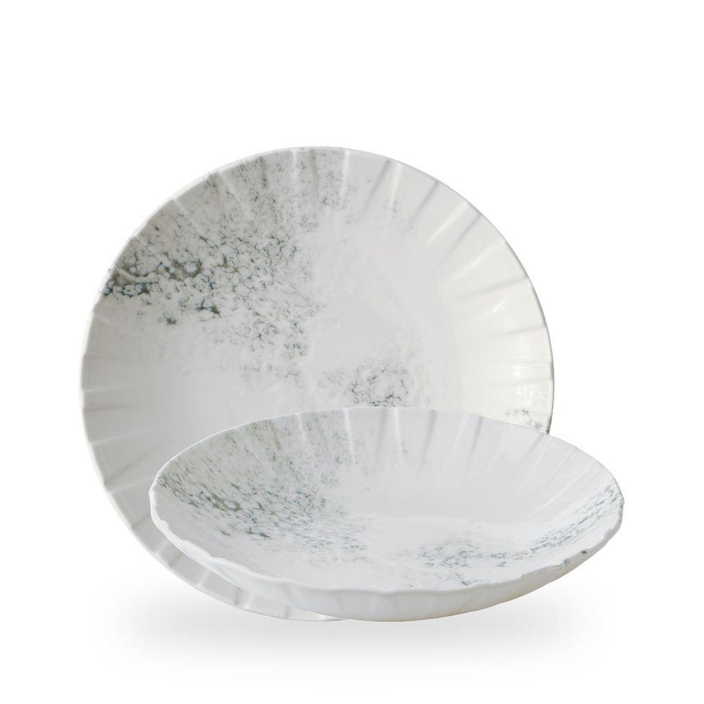 Bord coupe diep 27.1cm 118.0cl Alchemy Abstract Smoke Grey Churchill