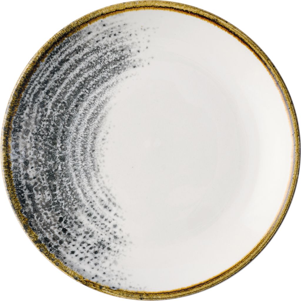 Bord coupe 16.5cm Homespun accents black Churchill