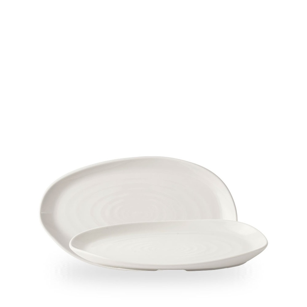 Schaal rechthoek 26.0cm x 15.0cm Envisage white Churchill