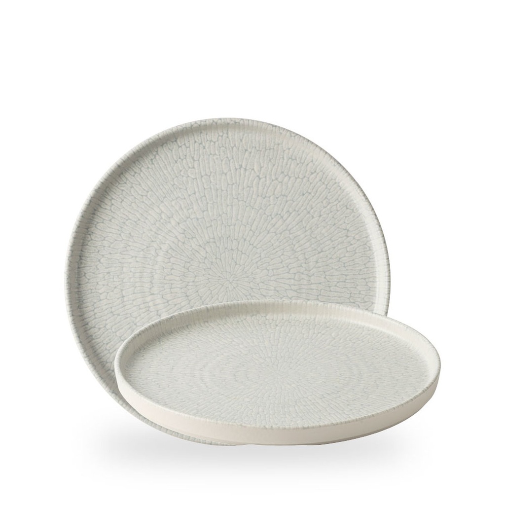 Bord plat 26.0cm h 2.0cm Inked delta grey Churchill