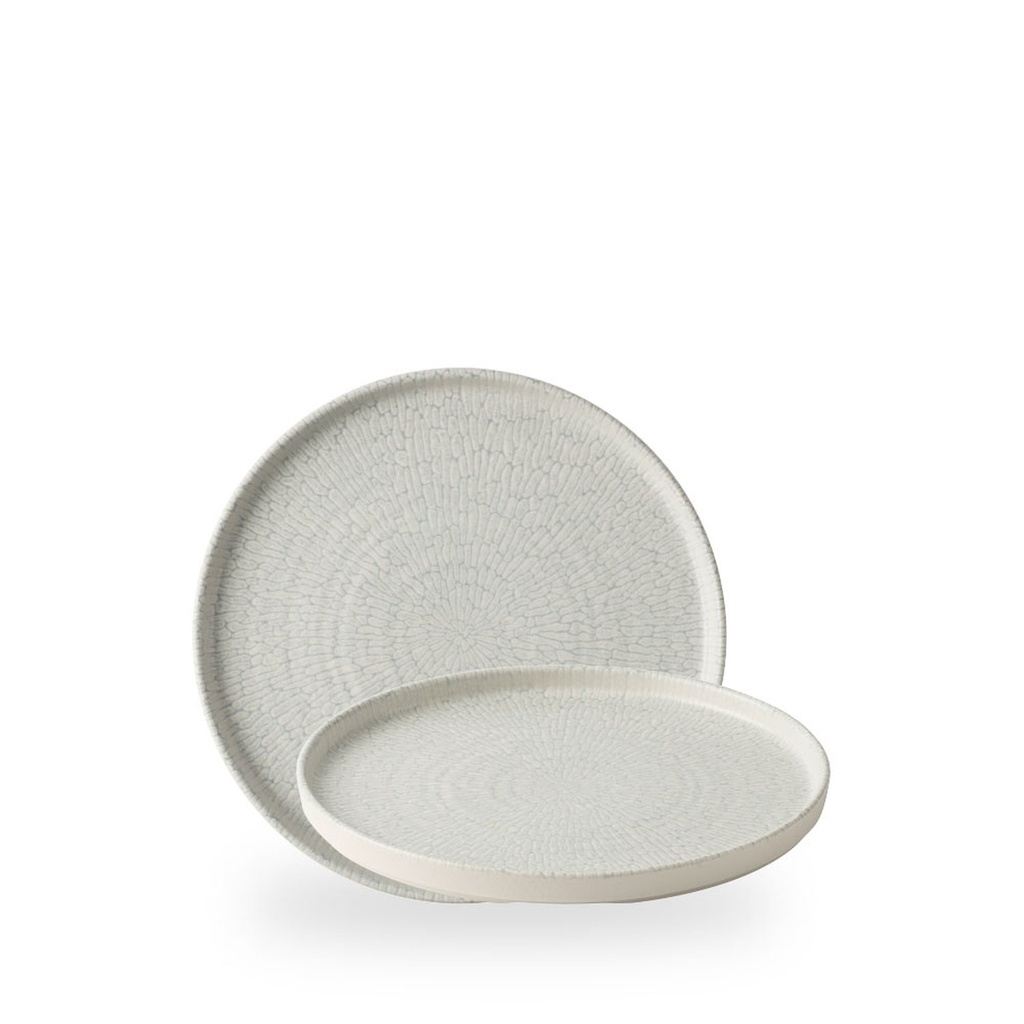 Bord plat 21.0cm h 2.0cm Inked delta Grey Churchill