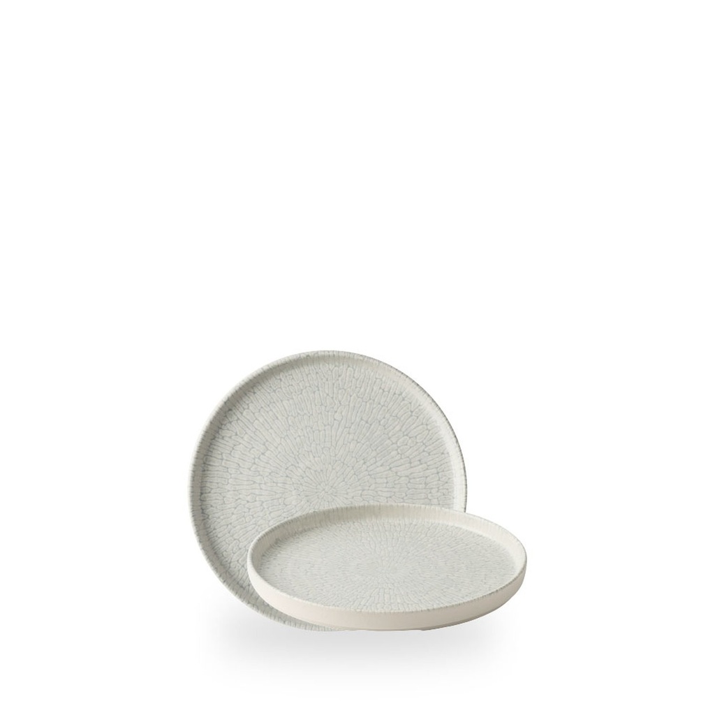 Bord plat 15.7cm h 2.0cm Inked delta grey Churchill