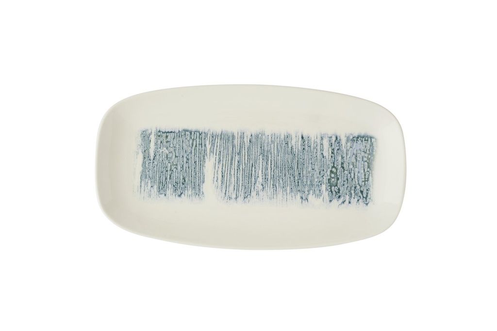 Schaal rechthoek 35.5cm x 18.9cm Inked Lyra blue Churchill