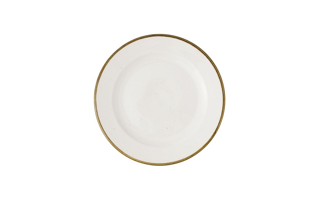 Bord plat 23.2cm Stonecast Barley White Churchill
