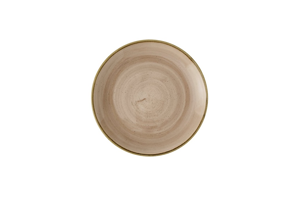 Bord coupe 21.7cm Stonecast Truffle Churchill