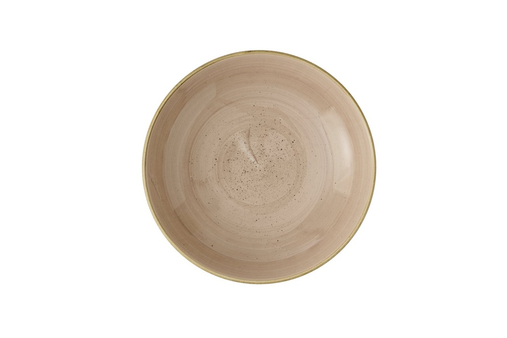 Bord coupe diep 24.8cm Stonecast truffle Churchill