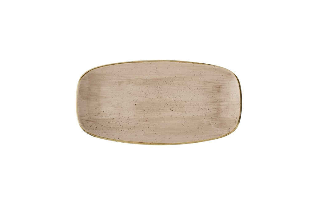 Bord plat 29.8cm x 15.3cm Stonecast Truffle Churchill