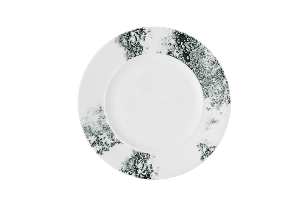 Bord plat 28.0cm Ambience Smoke Standard Rim Black Churchill