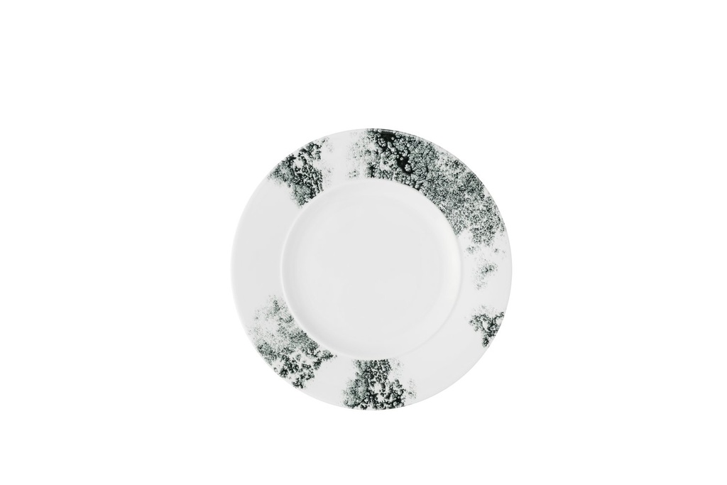 Bord plat 21.7cm ambience smoke Black Churchill