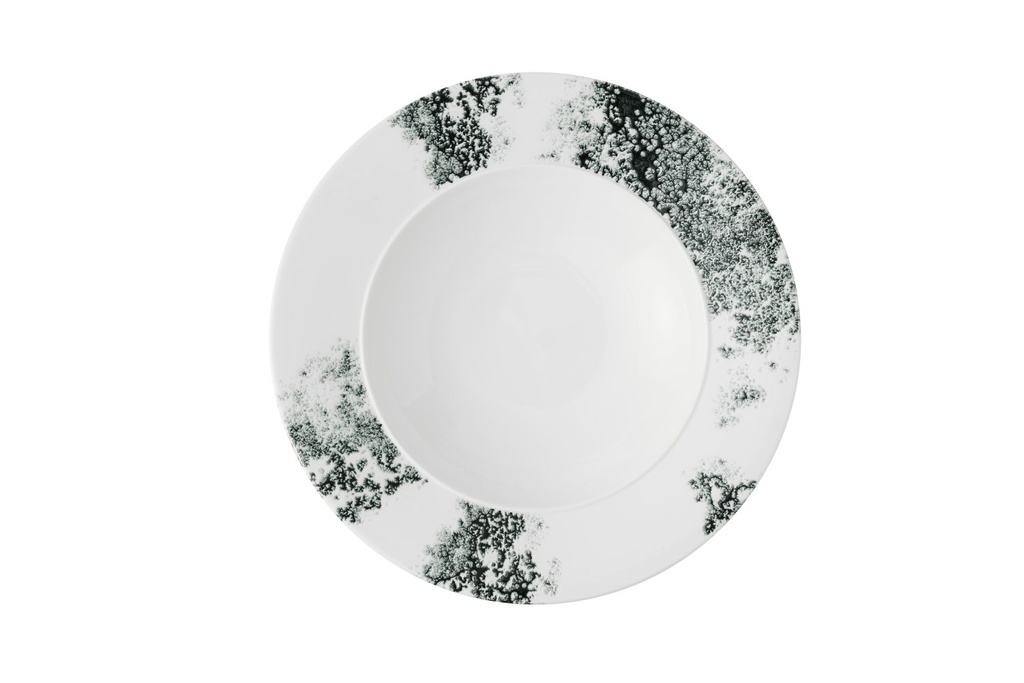 Bord diep 28.0cm ambience smoke Black Churchill