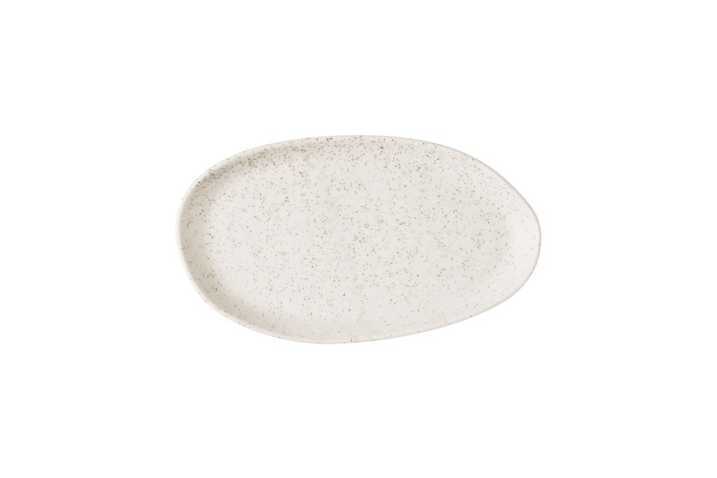 Schaal rechthoek organisch 26.0cm x 15.0cm Stonecast Barley White Churchill