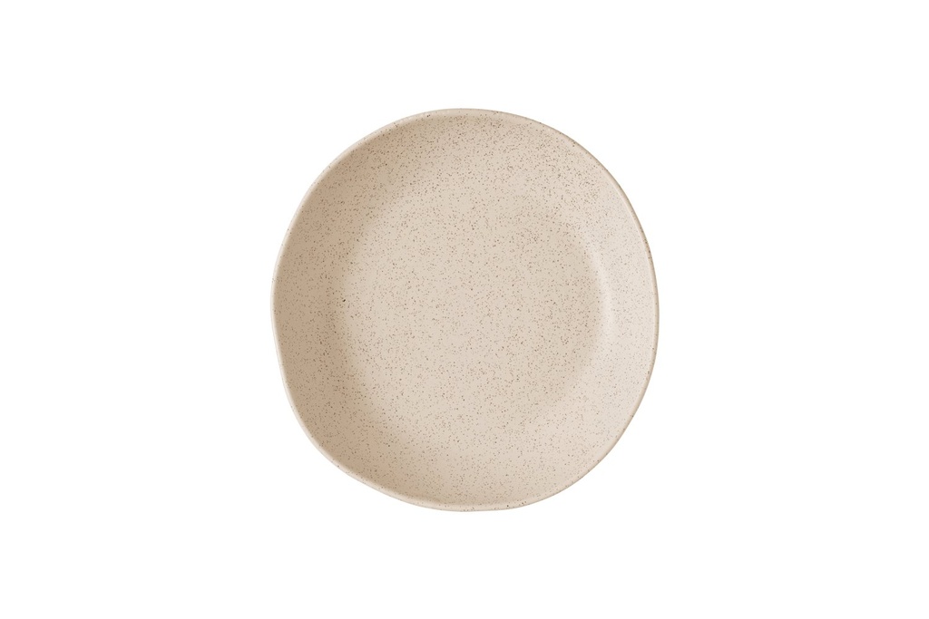 Bord coupe diep 21.5cm h 4.5cm 77.0cl Stonecast Nutmeg Cream Churchill