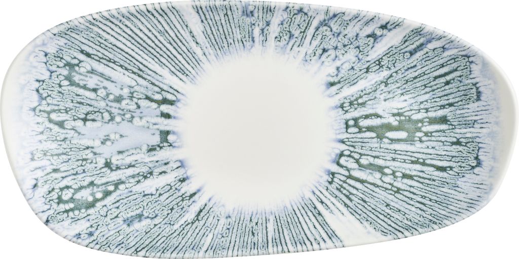 Schaal rechthoek 30.0cm x 15.0cm Inked Lyra blue Churchill