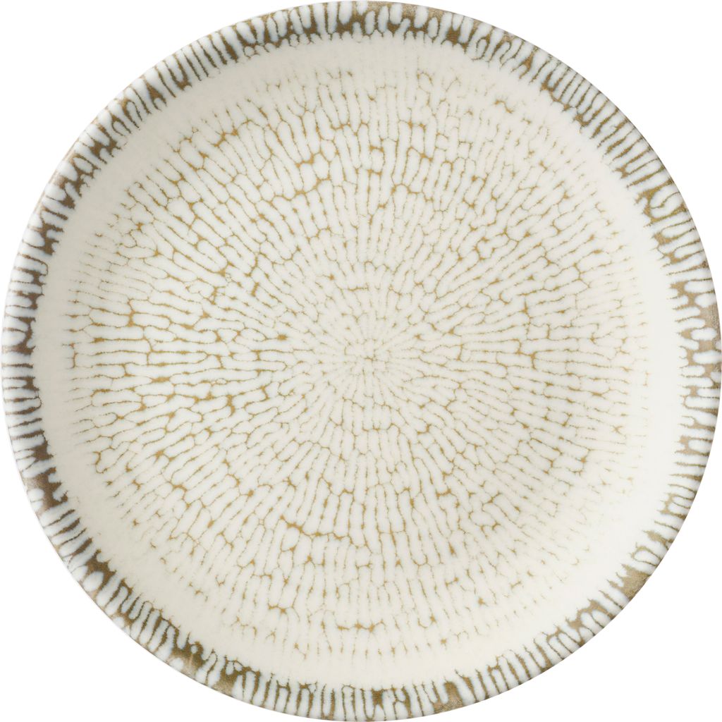 Bord coupe 16.5cm Inked Cascade Taupe Churchill