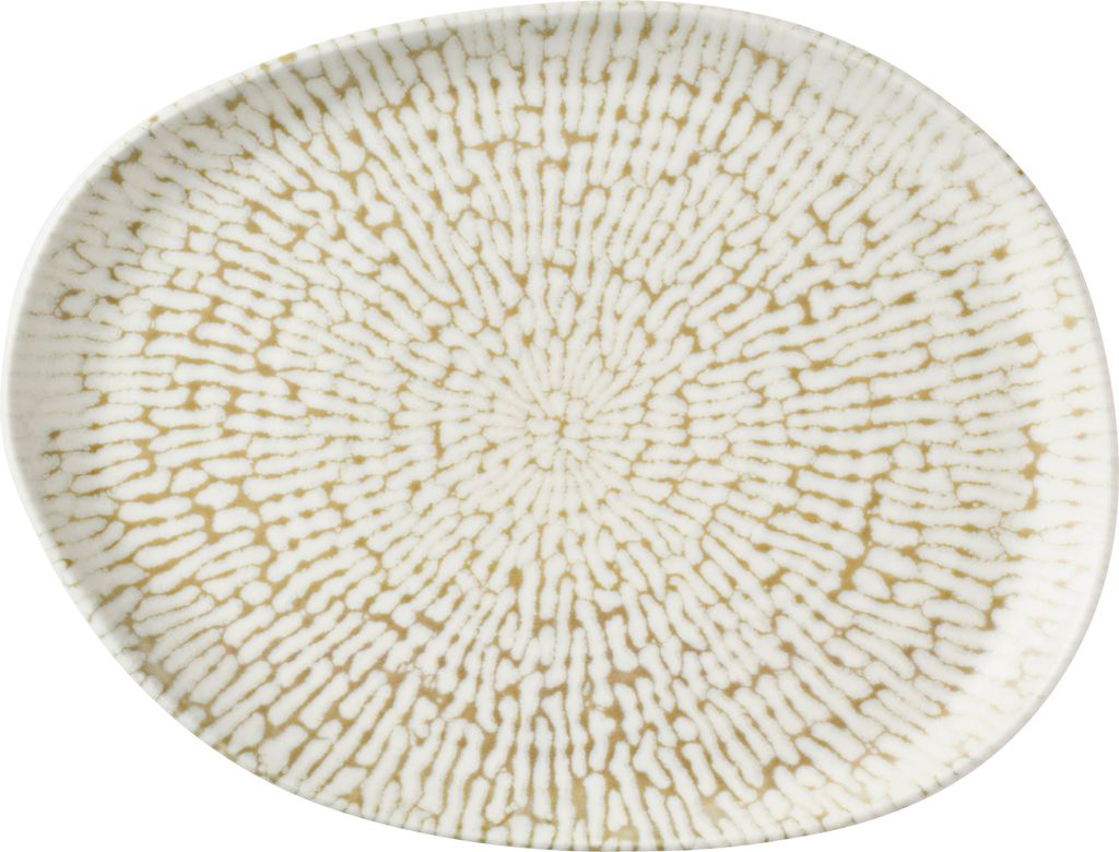 Schaal rechthoek 26.0cm x 20.0cm Inked Cascade Taupe Churchill