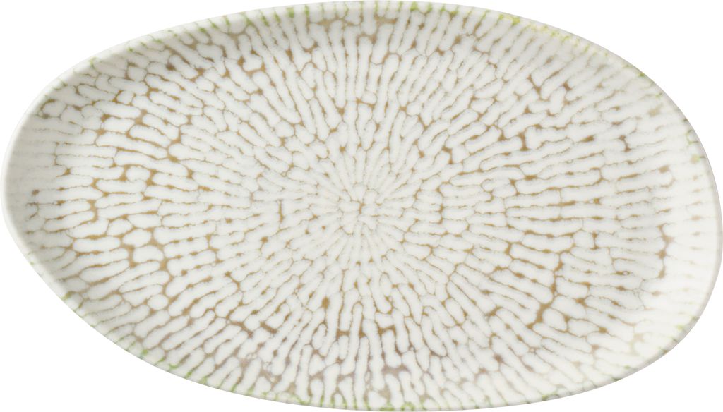 Schaal rechthoek Organisch 26.0cm x 15.0cm Inked Cascade Taupe Churchill