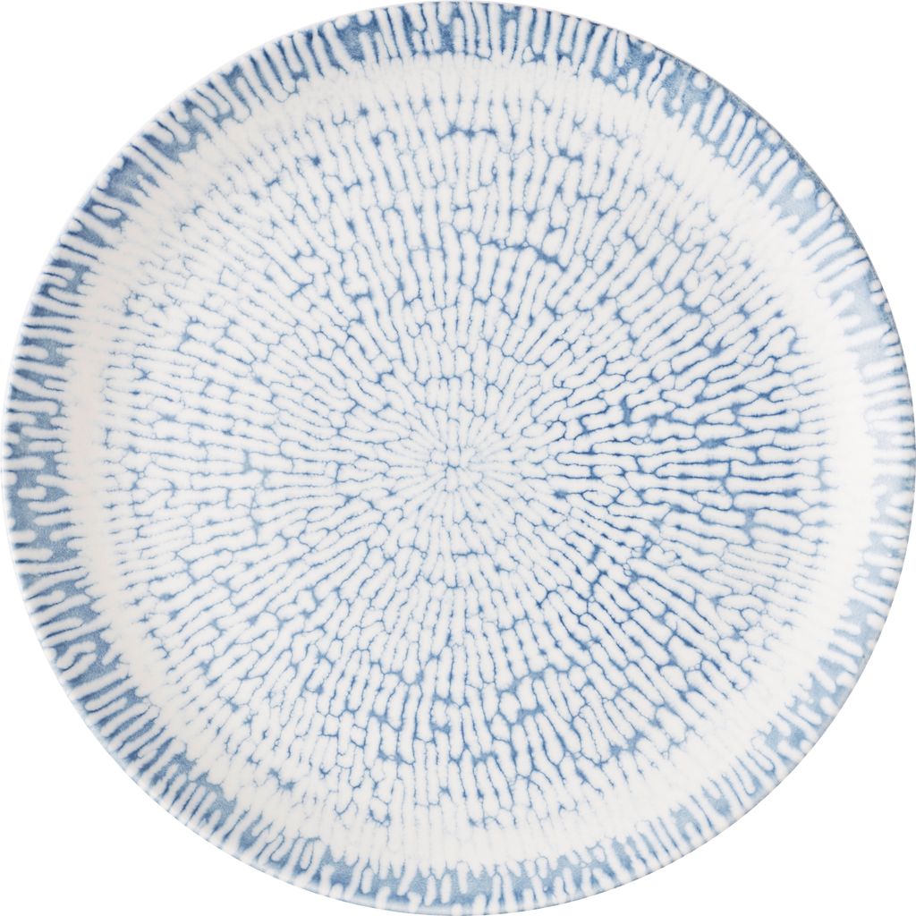 Bord coupe 28.8cm Inked Cascade Indigo Churchill