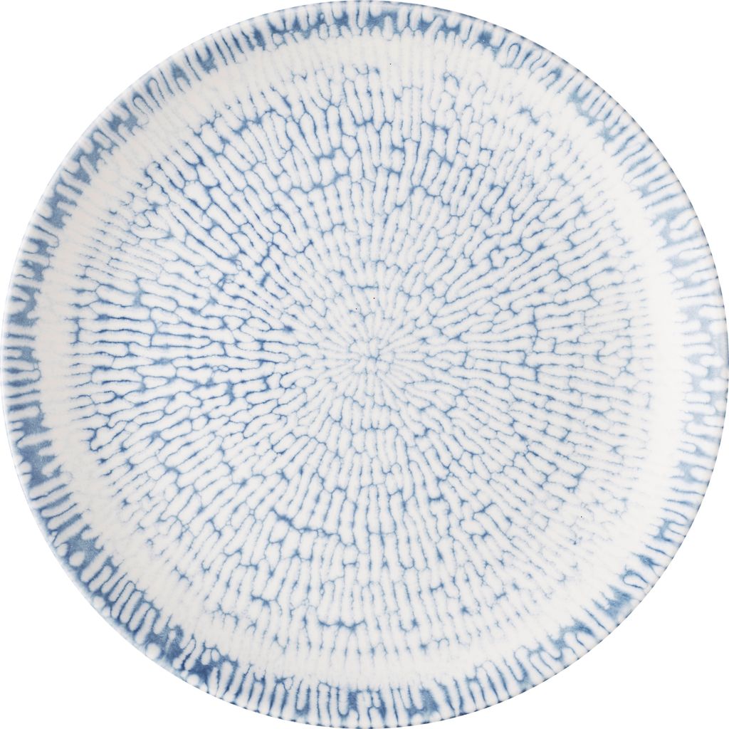 Bord coupe 21.7cm Inked Cascade Indigo Churchill