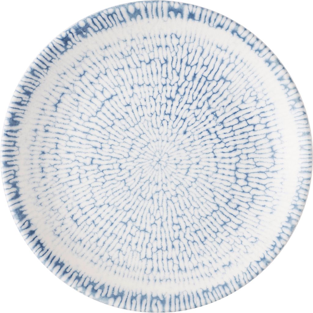 Bord coupe 16.5cm Inked Cascade Indigo Churchill