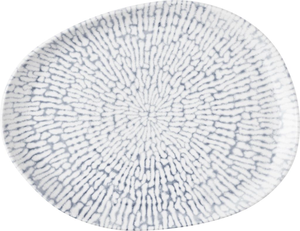 Schaal rechthoek 26.0cm x 20.0cm Inked Cascade indigo Churchill